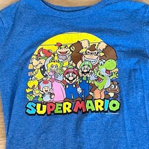 Super Mario Nintendo Kids Longsleeve tee.